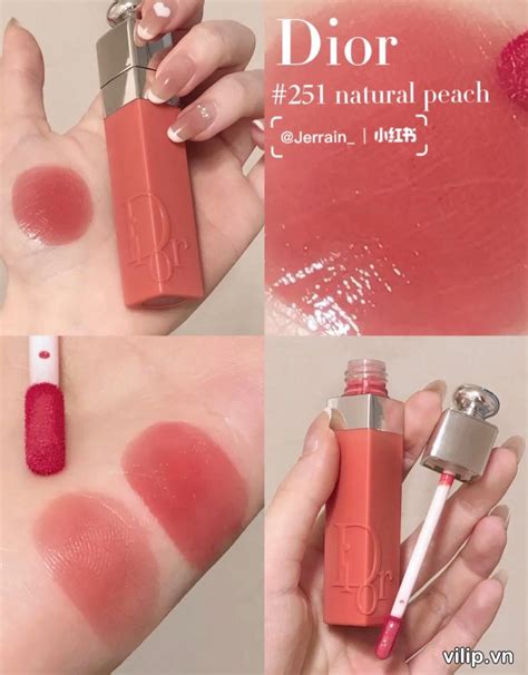 dior peach lip tint.